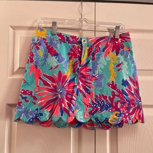 Lilly Pulitzer Scalloped Skort